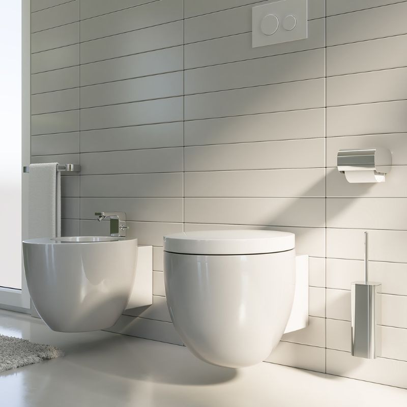 Toallero Outline cromado 55x7x3 cm – hasta 150 kg