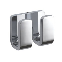 OUTLINE PERCHA DOBLE CROMO BRILLO