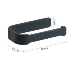 OUTLINE PORTAROLLOS NEGRO MATE