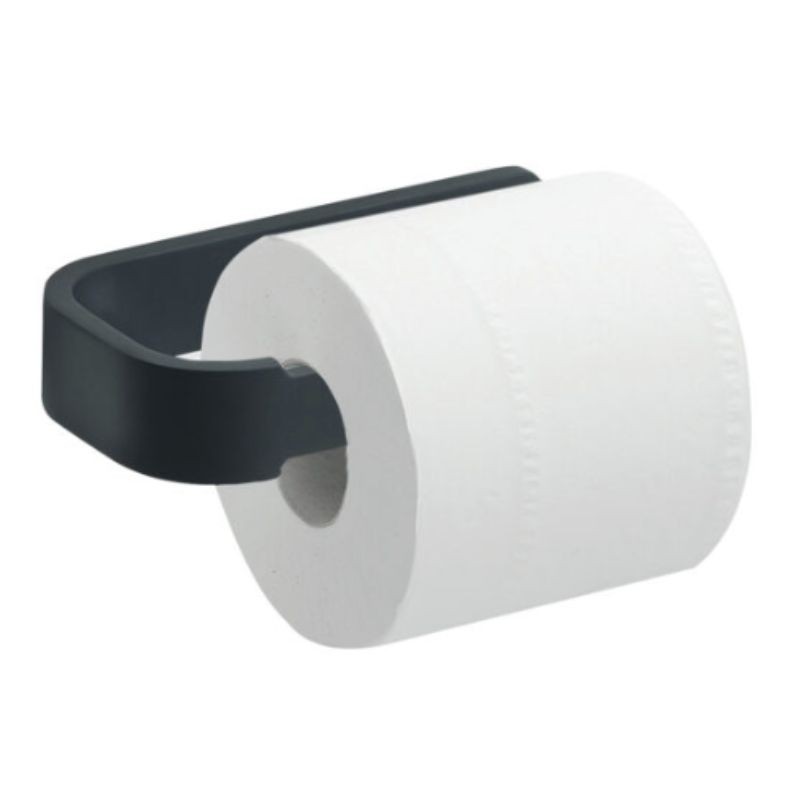 Portarrollos Outline negro mate 15x8,9x3 cm