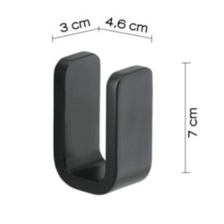 OUTLINE PERCHA NEGRO MATE
