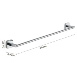TONGA TOALLERO 60 CM CROMO BRILLO