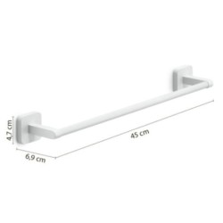 TONGA TOALLERO 45 CM BLANCO MATE