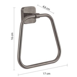 TONGA TOALLERO ARGOLLA GUN METAL