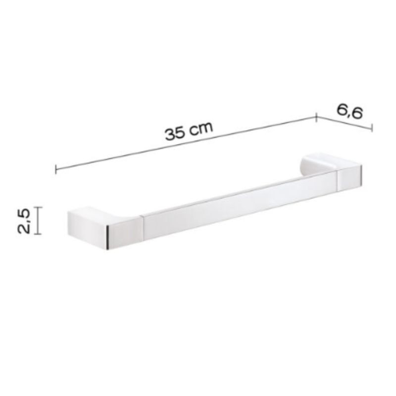 Portatoallas cromado 35 cm Pirenei | Ferrolan