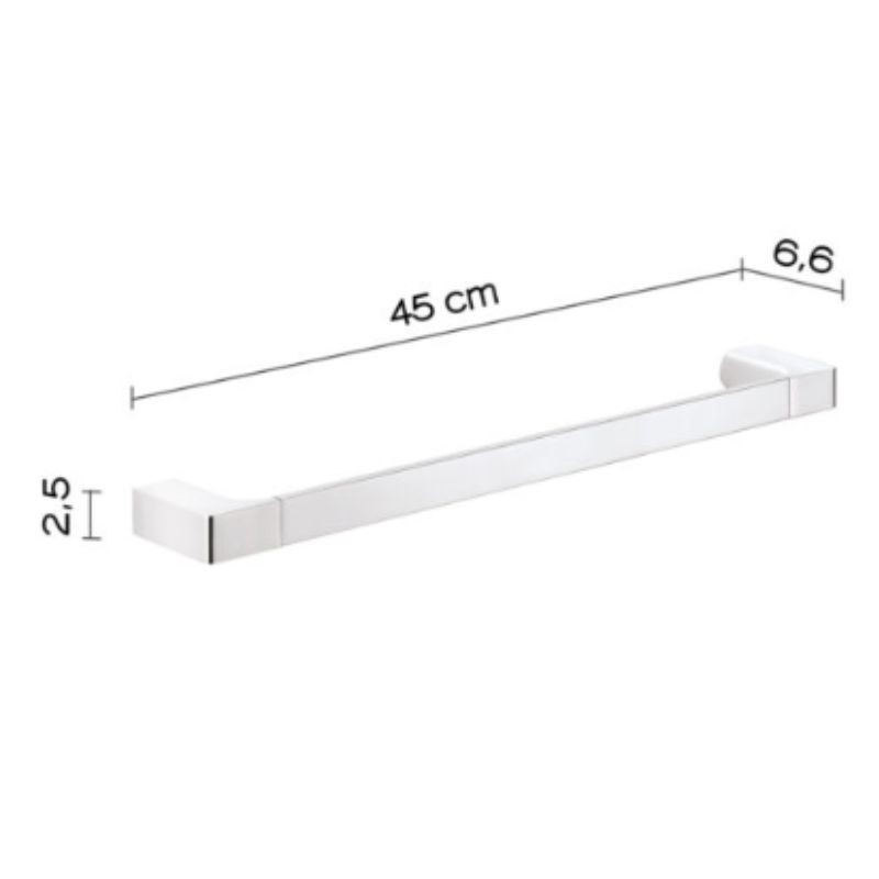 Portatoallas cromado 45 cm Pirenei | Ferrolan
