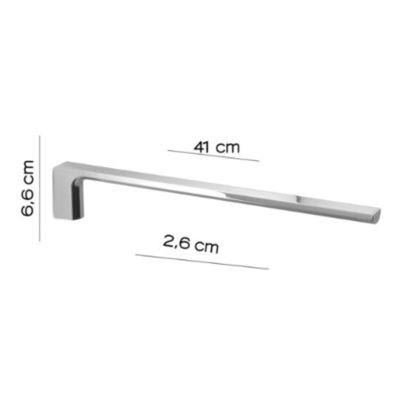 Toallero fijo cromado Pirenei 26 cm | Ferrolan