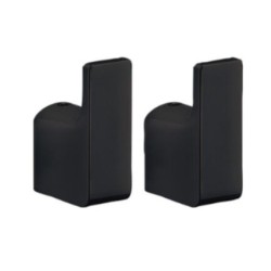 PIRENEI SET DE DOS PERCHAS NEGRO MATE