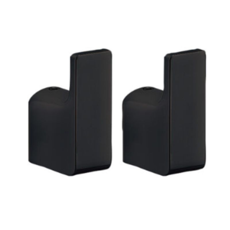 PIRENEI SET DE DOS PERCHAS NEGRO MATE