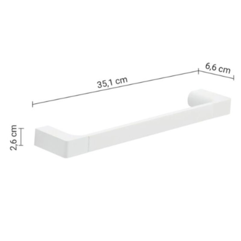 Portatoallas blanco 35 cm Pirenei | Ferrolan