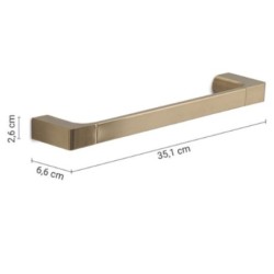 PIRENEI TOALLERO 35 CM ORO MATE