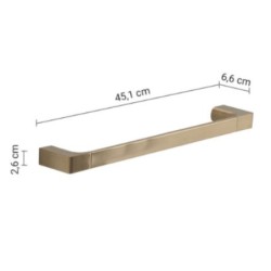 PIRENEI TOALLERO 45 CM ORO MATE