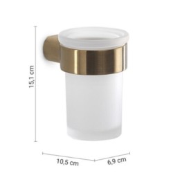 PIRENEI PORTACEPILLOS PARED ORO MATE