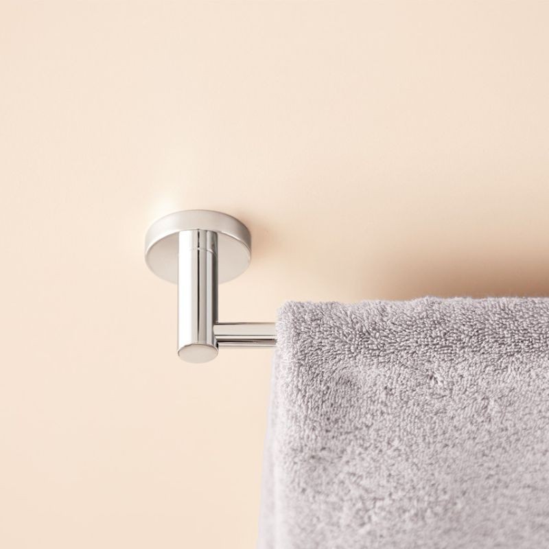 Toallero 60 cm Cromo brillo – Serie modular