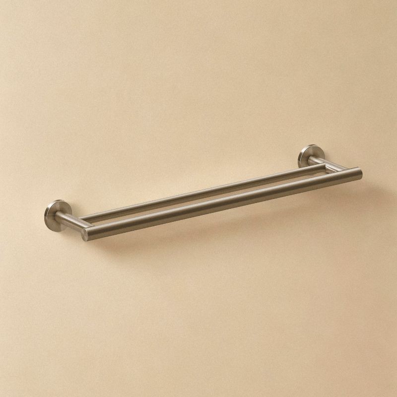 ARCHITECT S+ TOALLERO DOBLE 60 CM INOX CEPILLADO