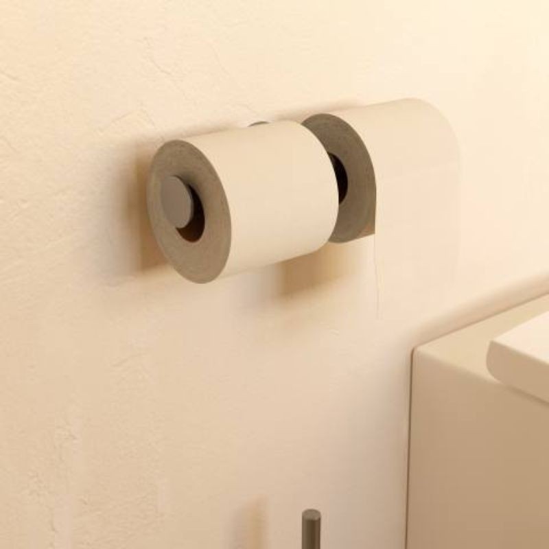 Portarrollos doble Inox cepillado Architec S+ – Cosmic