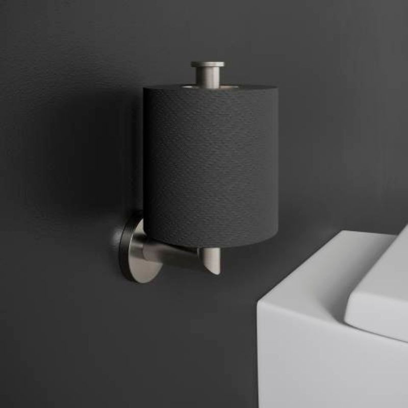 Portarrollos vertical Inox cepillado Architec S+ – Cosmic