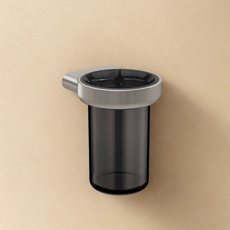 ARCHITECT S+ PORTACEPILLOS PARED INOX CEPILLADO