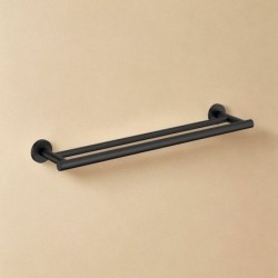 ARCHITECT S+ TOALLERO DOBLE 45 CM NEGRO MATE