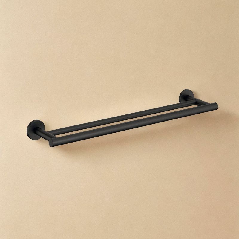 ARCHITECT S+ TOALLERO DOBLE 45 CM NEGRO MATE