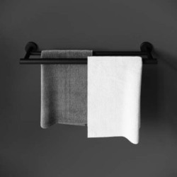 ARCHITECT S+ TOALLERO DOBLE 60 CM NEGRO MATE