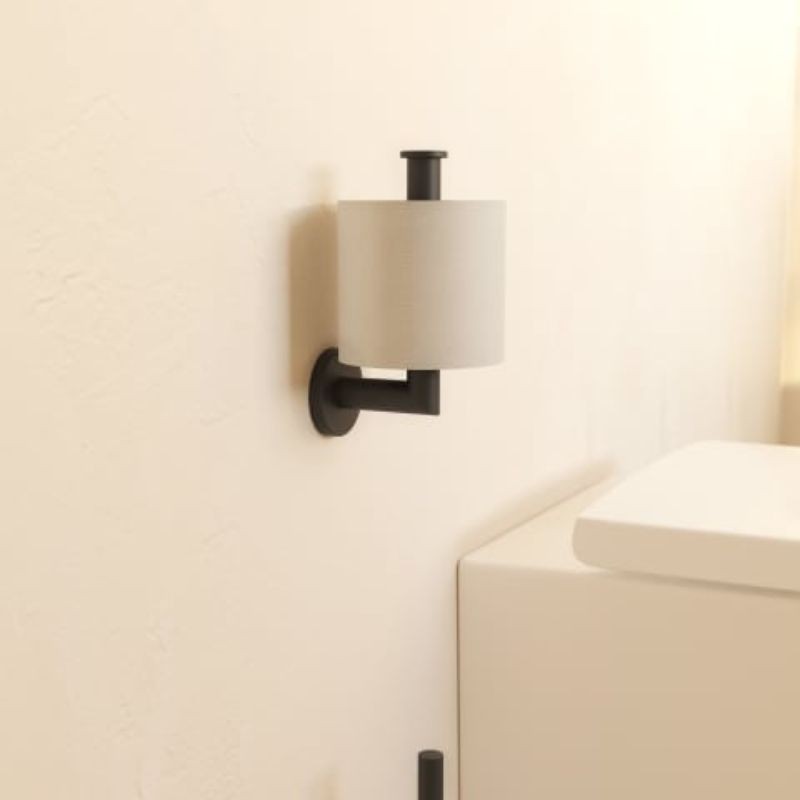 Portarrollos vertical Negro mate Architec S+ – Cosmic