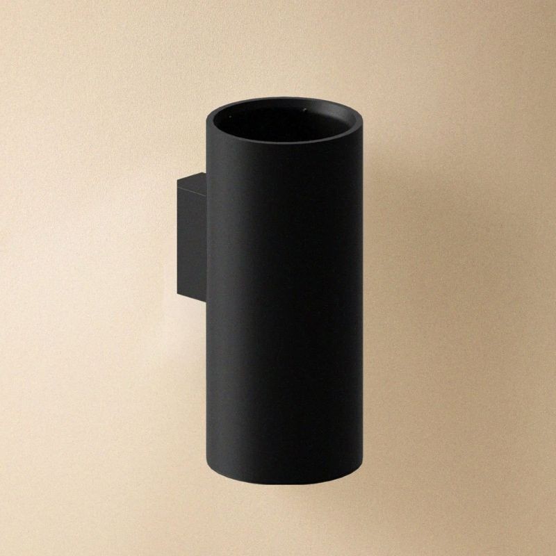 ARCHITECT S+ PORTACEPILLOS PARED NEGRO MATE