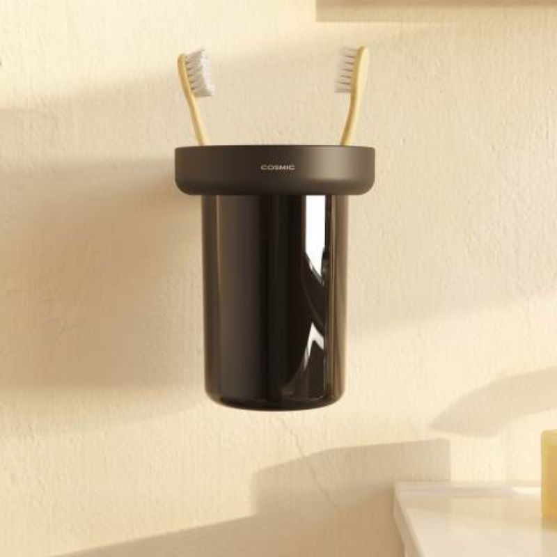 Portacepillos pared Negro mate Architec S+ – Cosmic