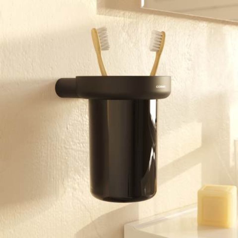 Portacepillos pared Negro mate Architec S+ – Cosmic