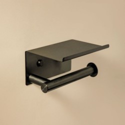 ARCHITECT S+ PORTAROLLOS CON TAPA NEGRO CEPILLADO