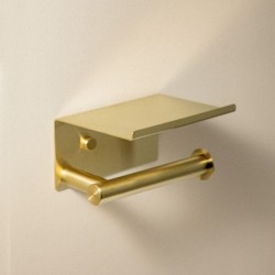ARCHITECT S+ PORTAROLLOS CON TAPA ORO CEPILLADO