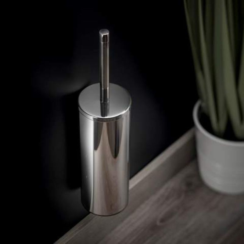 Escobillero de pared inox brillo Logic - Ferrolan