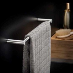 LOGIC TOALLERO 40 CM INOX CEPILLADO