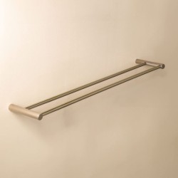 LOGIC TOALLERO DOBLE 60 CM INOX CEPILLADO