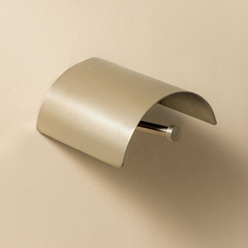 LOGIC PORTAROLLOS CON TAPA INOX CEPILLADO