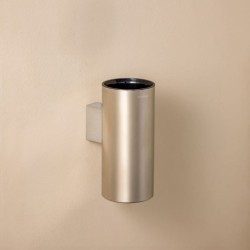 LOGIC PORTACEPILLOS PARED INOX CEPILLADO
