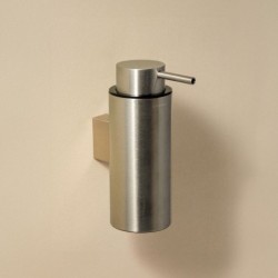 LOGIC DOSIFICADOR JABÓN PARED INOX CEPILLADO