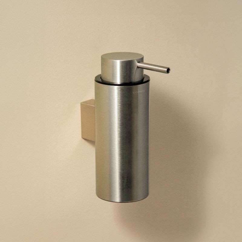 LOGIC DOSIFICADOR JABÓN PARED INOX CEPILLADO