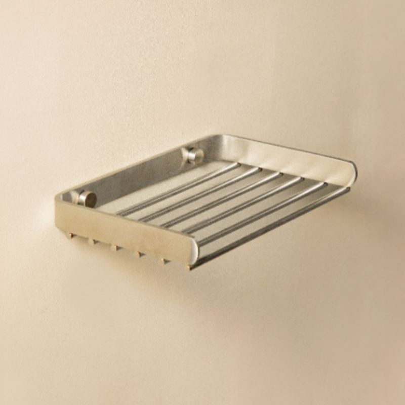 LOGIC JABONERA RECTANGULAR INOX CEPILLADO