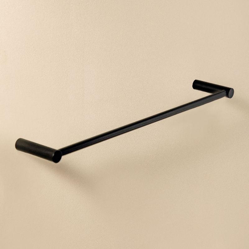 LOGIC TOALLERO 40 CM NEGRO MATE