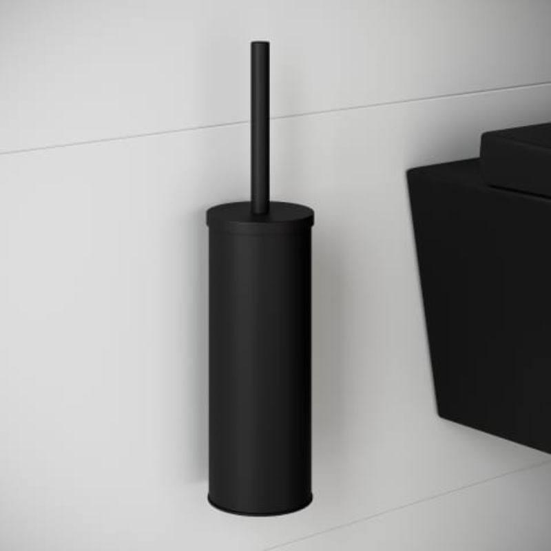 Escobillero de pared negro mate Logic - Ferrolan