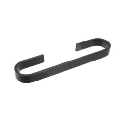 MATERIA TOALLERO 32 CM NEGRO MATE