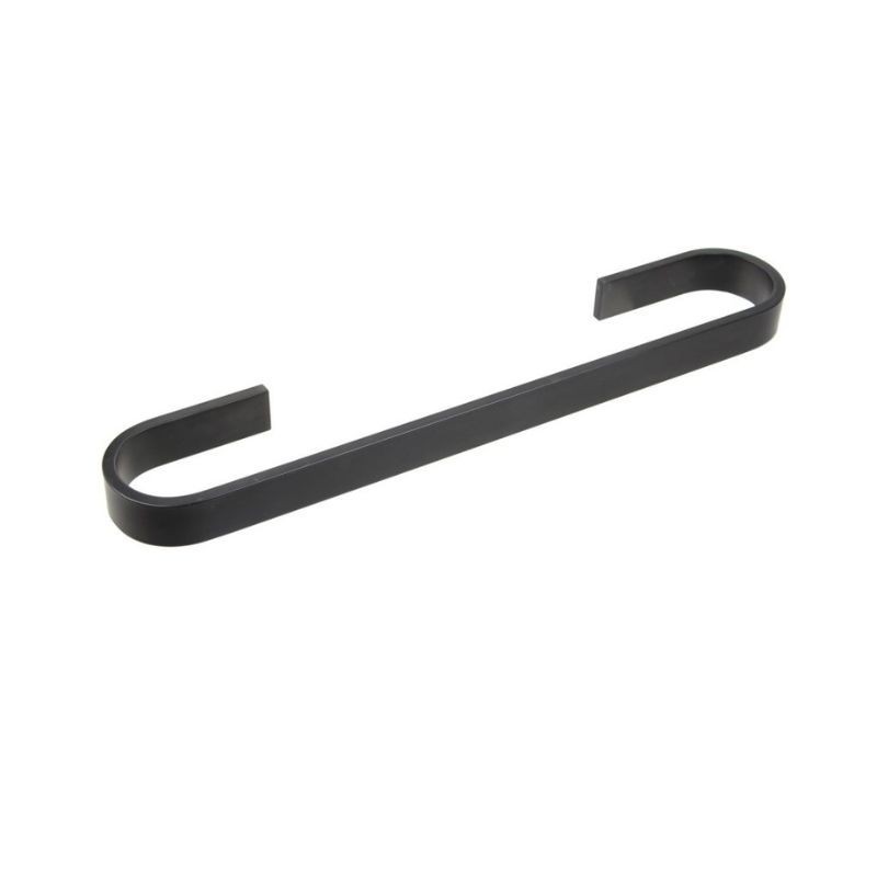 MATERIA TOALLERO 45 CM CM NEGRO MATE