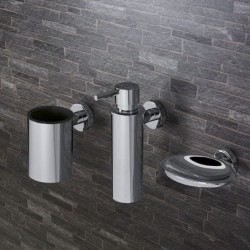 PLUS JABONERA PARED CROMO BRILLO
