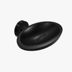 PLUS JABONERA PARED NEGRO MATE