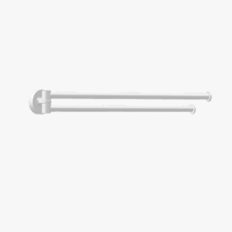 TOALLERO DOBLE 34,5 CM PLUS BLANCO MATE