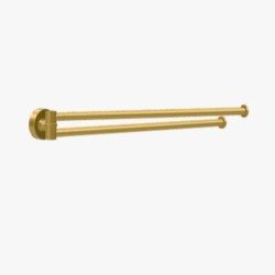 TOALLERO DOBLE 34,5 CM PLUS ORO MATE