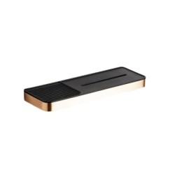 TOMO REPISA DUCHA BRONCE CEPILLADO