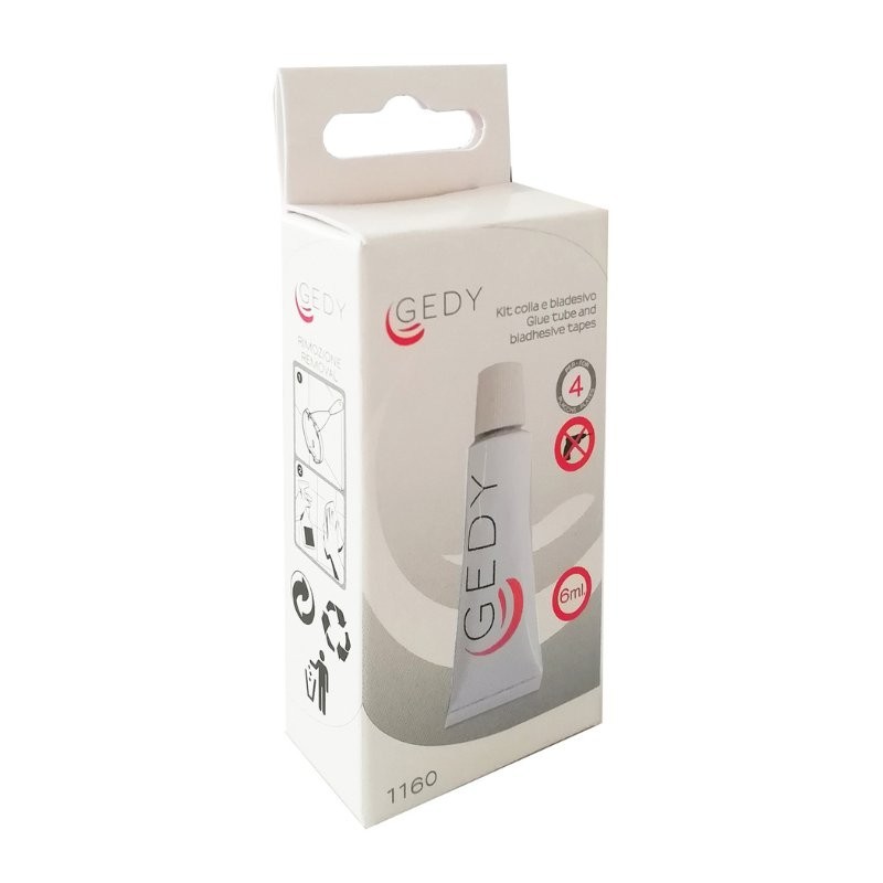 Adhesivo Gedy 20 ml para fijación sin tornillos de accesorios de baño
