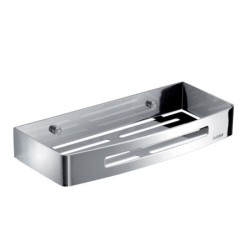 NERVA JABONERA RECTANGULAR INOX BRILLO